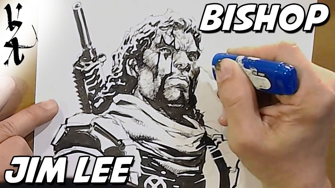 1280x720 Jim Lee Drawing Bishop - Bishop Sketch
