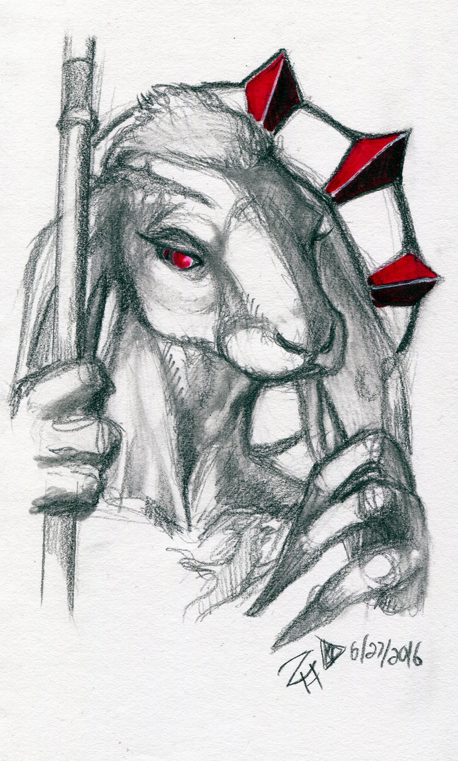 662x1100 Rose Bishop Sketch Weasyl - Bishop Sketch