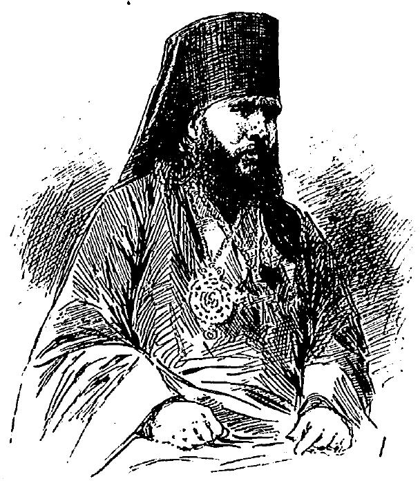 608x696 Sketch Of Bishop Nicholas Ziorov, By Valerian Gribayedoff (Frank - Bishop Sketch