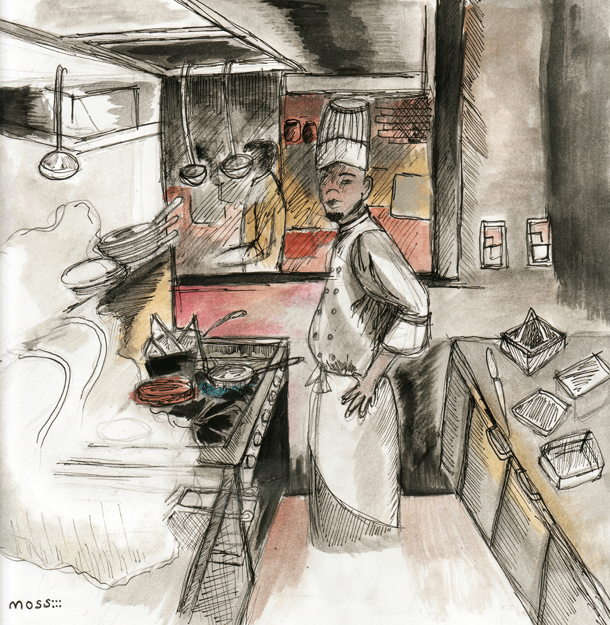 1255x1284 Transform A Building Into A Restaurant 7 Key Steps - Bistro Sketch