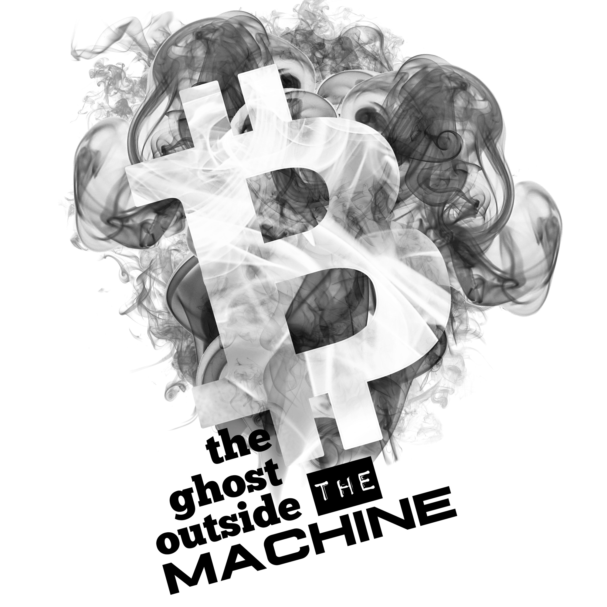 2000x2000 Bitcoin The Ghost Outside The Machine T Shirt Brave The World - Bitcoin Sketch