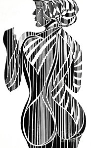 184x300 Black And White Abstract Drawings Fine Art America - Black And White Abstract Sketches