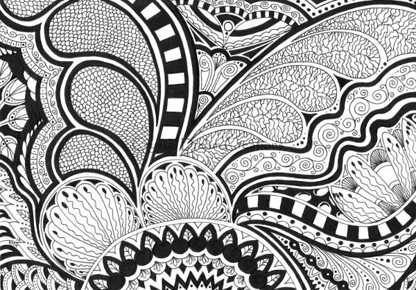 600x418 Abstract Drawings, Art Ideas Free Amp Premium Templates - Black And White Abstract Sketches