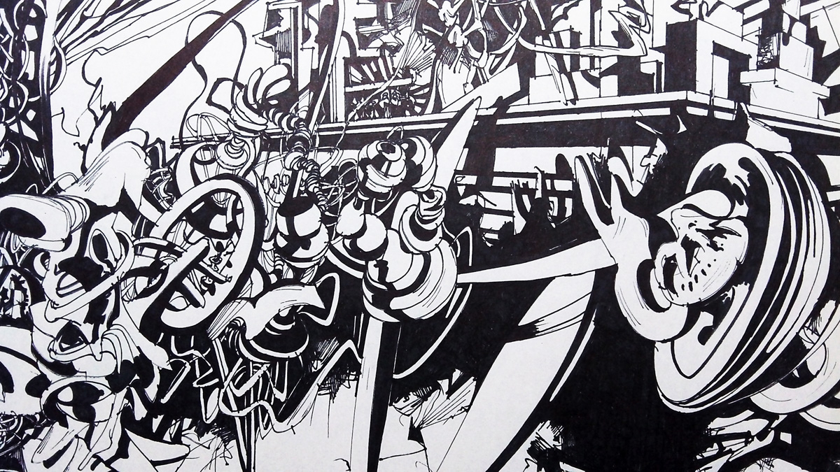 1200x675 Abstract Sketches - Black And White Abstract Sketches