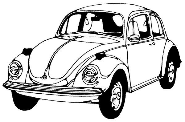 600x396 Black And White Car Drawings Image Group - Black And White Car Sketches