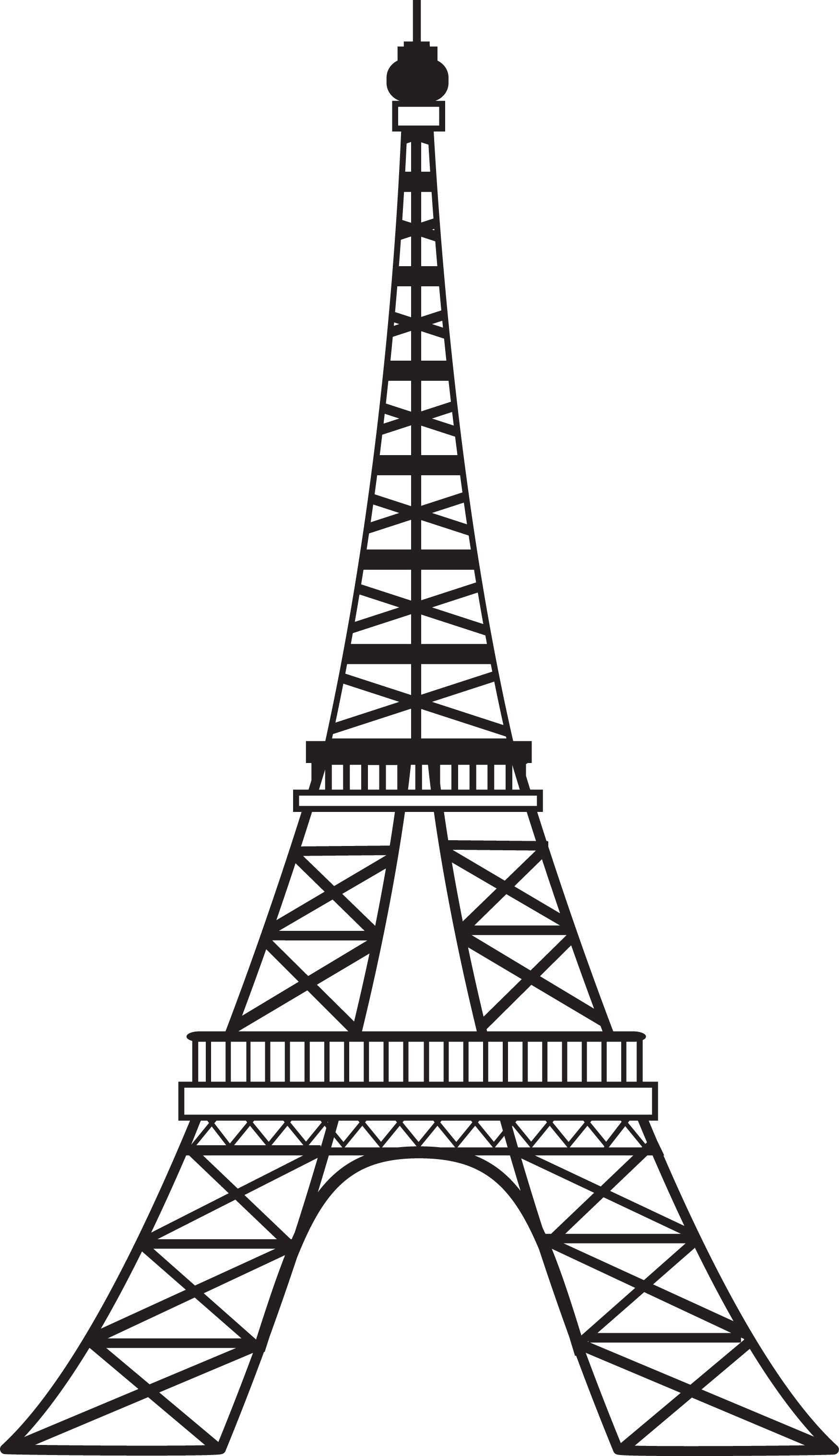 1749x3036 Eiffel Tower Sketch Drawing Skill - Black And White Eiffel Tower Sketch