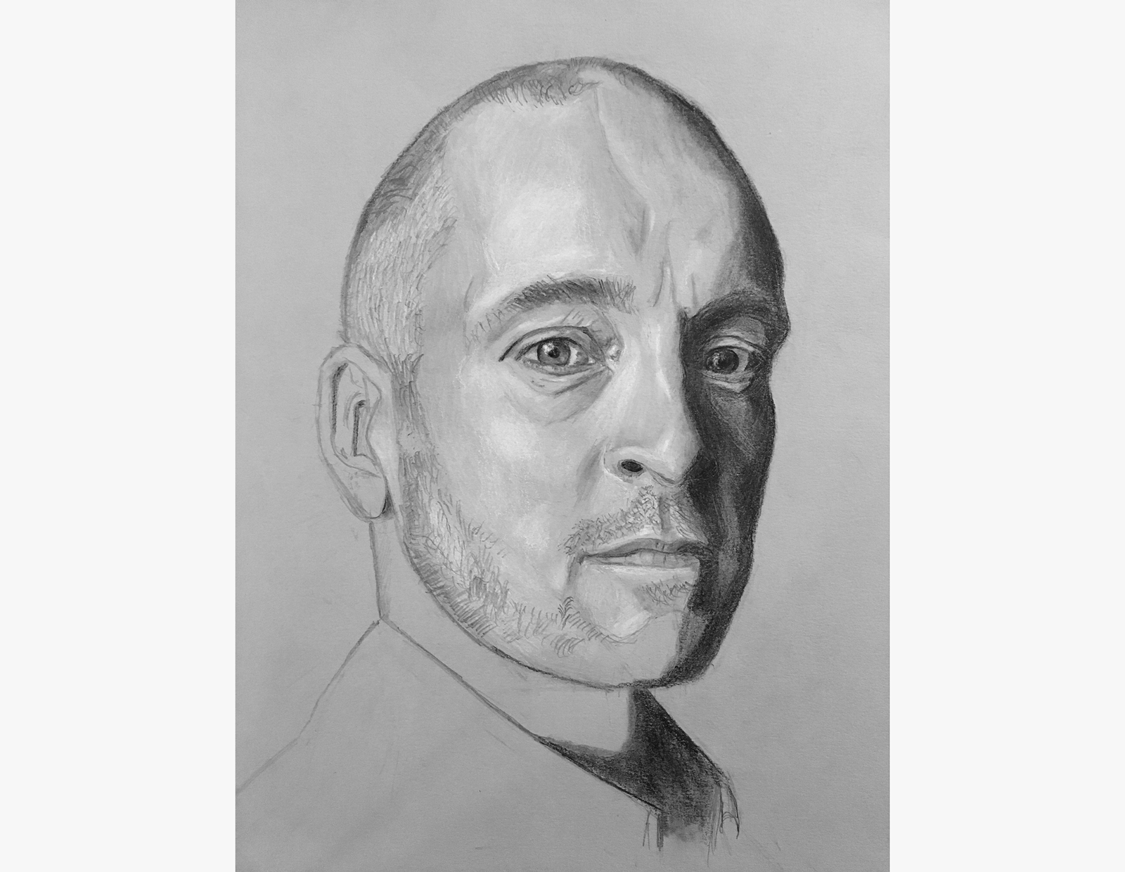 1600x1240 How I Learned To Draw Realistic Portraits In Only 30 Days - Black And White Face Sketch