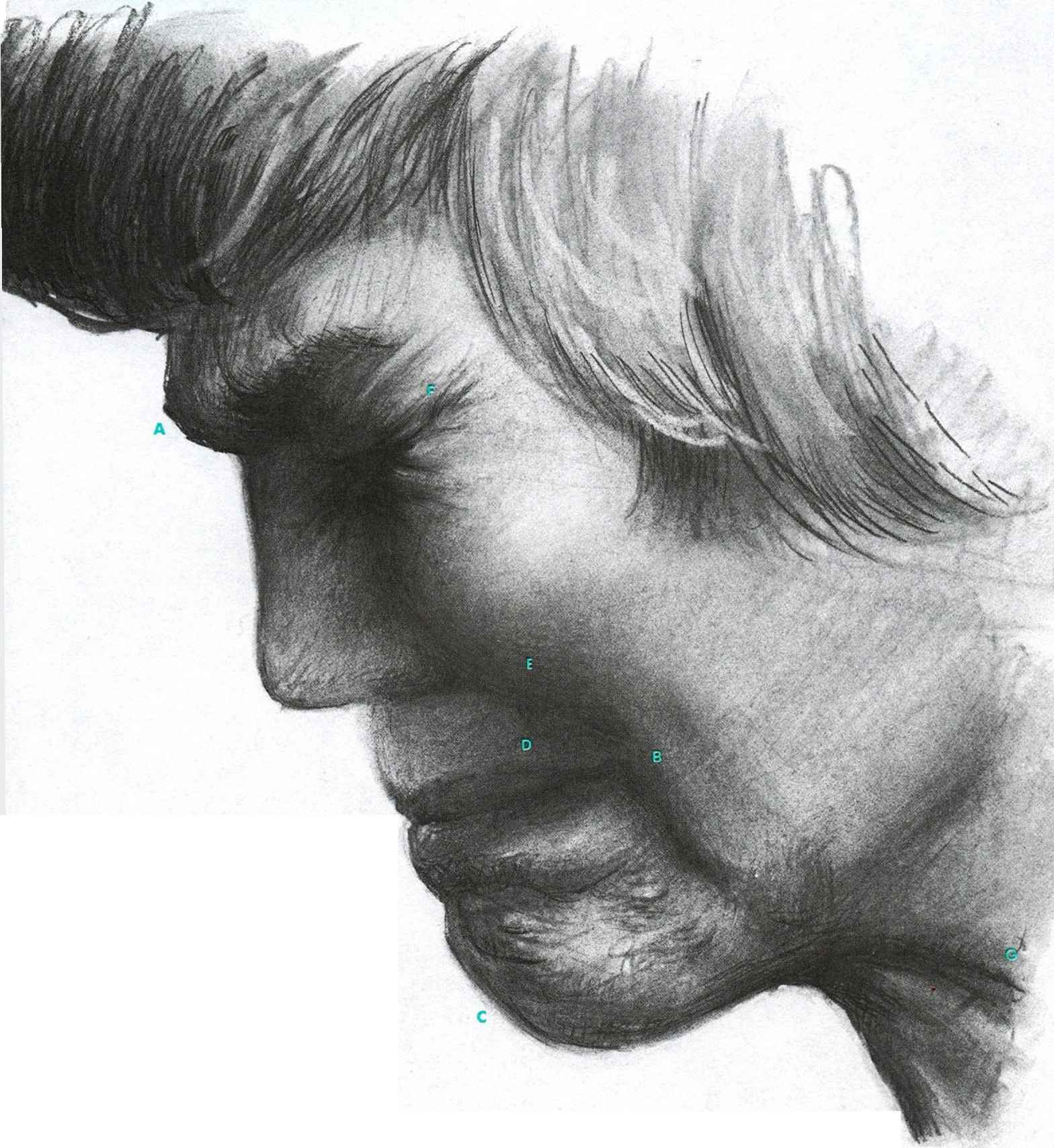 1568x1708 Crying Closedmouth - Black And White Face Sketch