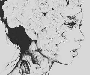 300x250 914 Images About Black And White Draw Girl On We Heart It See - Black And White Girl Sketch