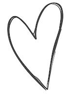 Black And White Heart Sketch