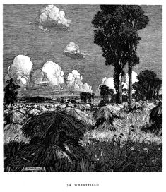 Black And White Landscape Sketches