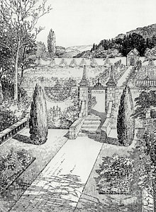 220x300 Black And White Landscape Drawings Fine Art America - Black And White Landscape Sketches