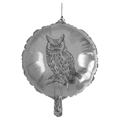 460x460 Black White Owl Balloons - Black And White Owl Sketch