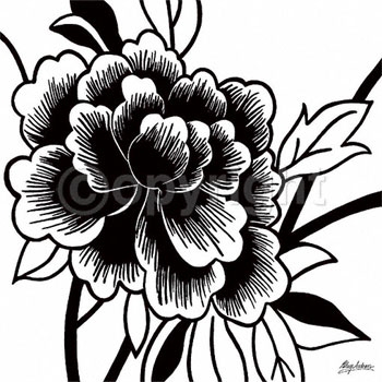 350x350 Rose Drawings, Rose Art Drawings, Drawing Of A Rose - Black And White Rose Sketch