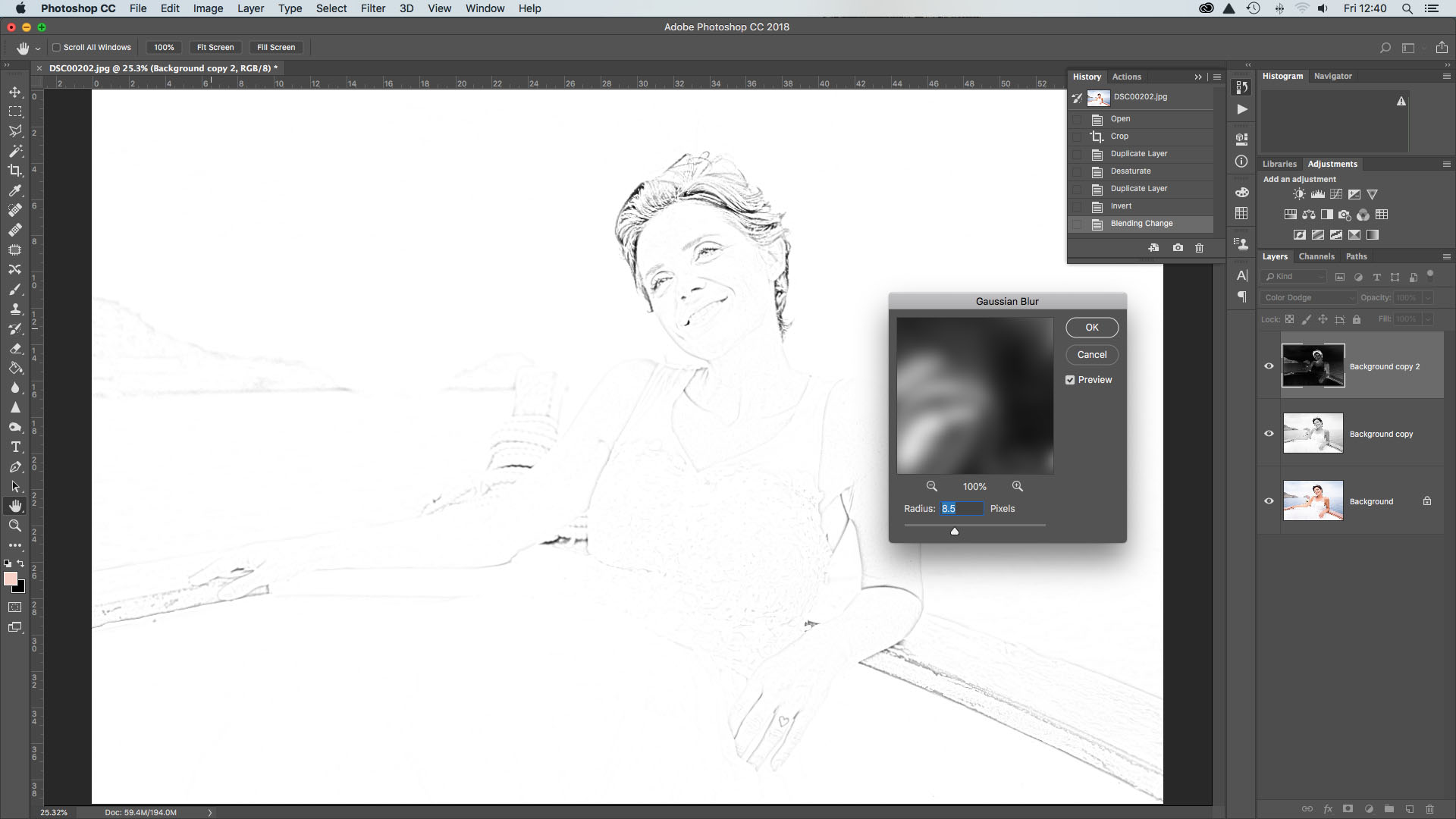 1920x1080 How To Turn Photos Into Drawings Using Photoshop Techradar - Black And White Sketch Pictures