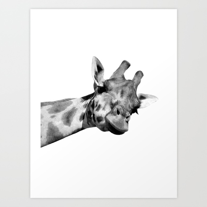 700x700 Black White Art Prints - Black And White Sketch Print