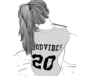 300x250 72 Images About Girls Black And White Drawings On We Heart It - Black And White Sketches