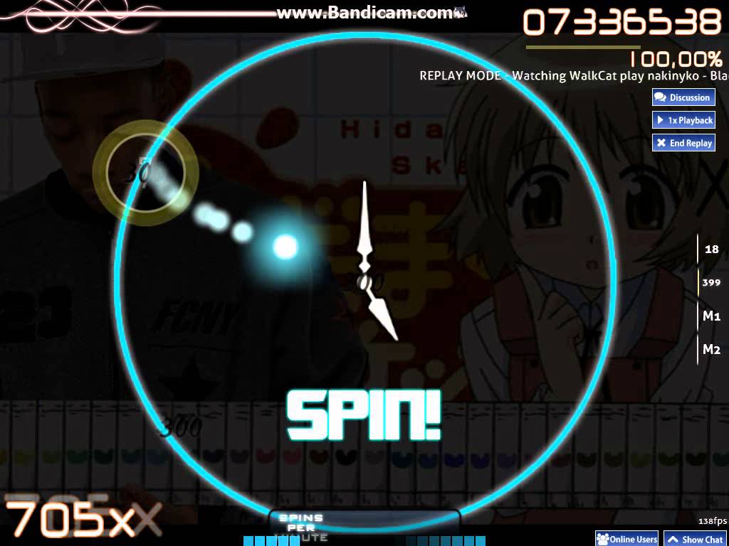 1024x768 Osu! Nakinyko - Black And Yellow Sketch