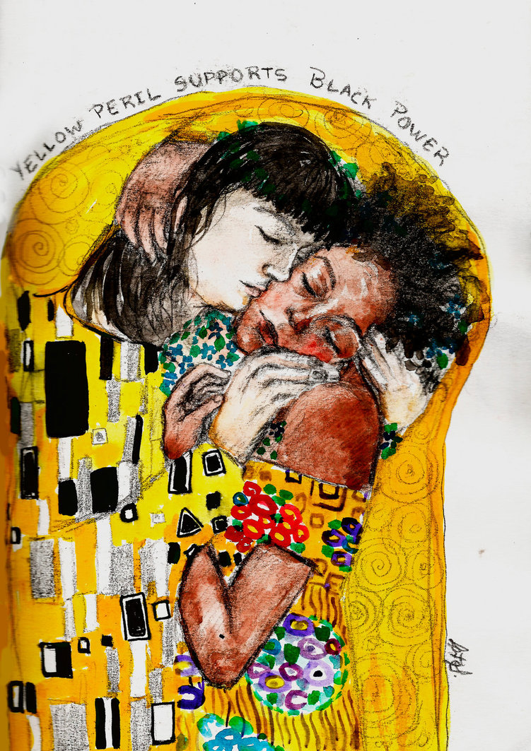 751x1063 Sketch Yellow Peril Supports Black Power By Sayuriito - Black And Yellow Sketch