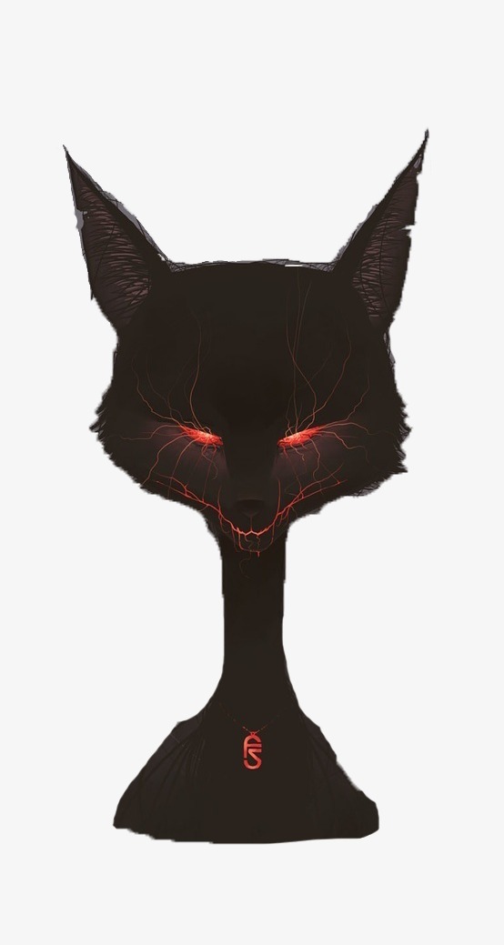 554x1039 Evil Cat, Sketch, Cat, Demon Png And Psd File For Free Download - Black Cat Sketch