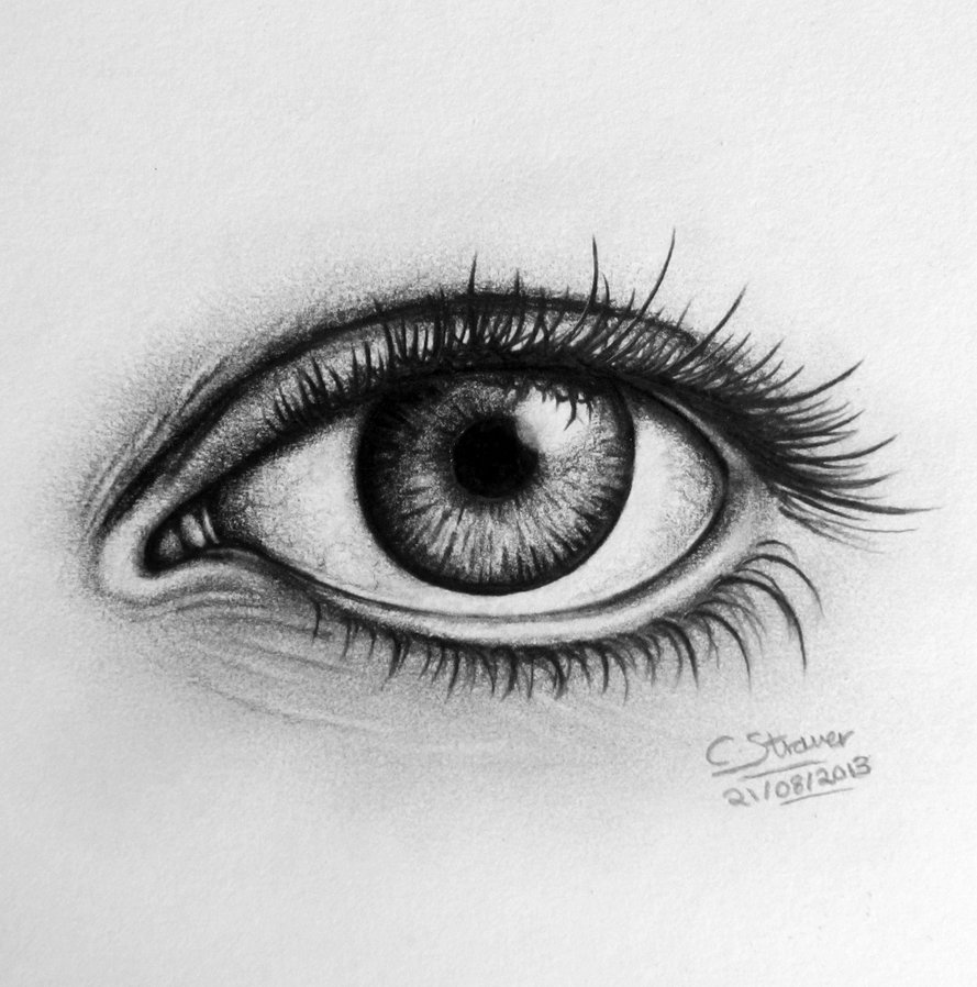 Black Eye Sketch at PaintingValley.com | Explore collection of Black ...