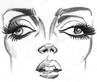 400x335 Richmond Illustration Inc. - Black Eye Sketch