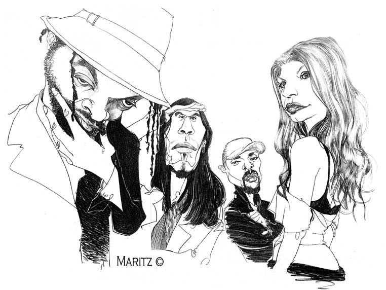 762x572 Black Eyed Peas By Maritze - Black Eyed Peas Sketch