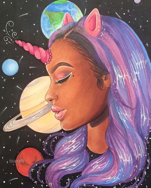 500x624 Pictures Dope Black Girl Drawing, - Black Girl Sketch