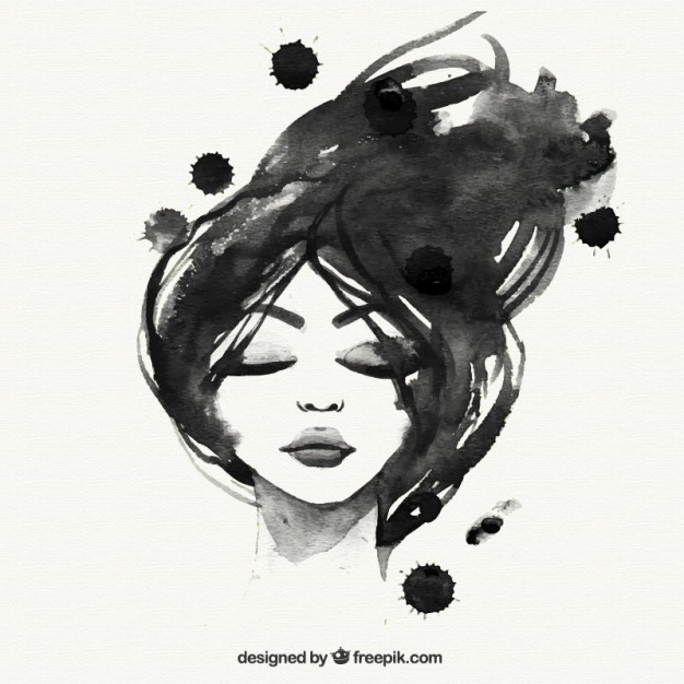 626x626 Woman Illustration Vectors, Photos And Psd Files Free Download - Black Girl Sketch