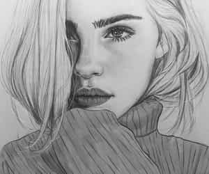 300x250 914 Images About Black And White Draw Girl On We Heart It See - Black Girl Sketch