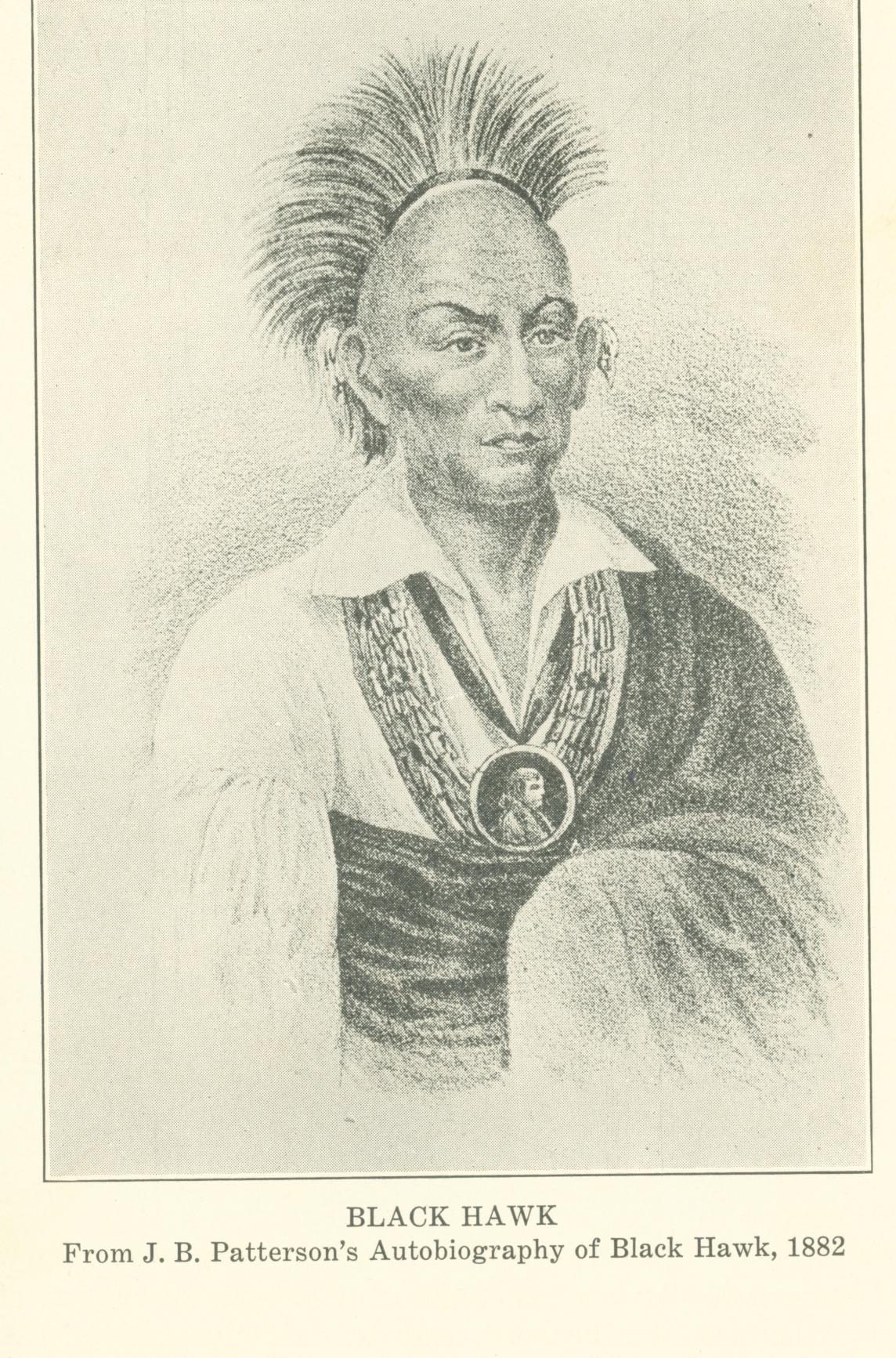 1144x1733 Tazewell County In The Black Hawk War From The History Room - Black Hawk Sketch