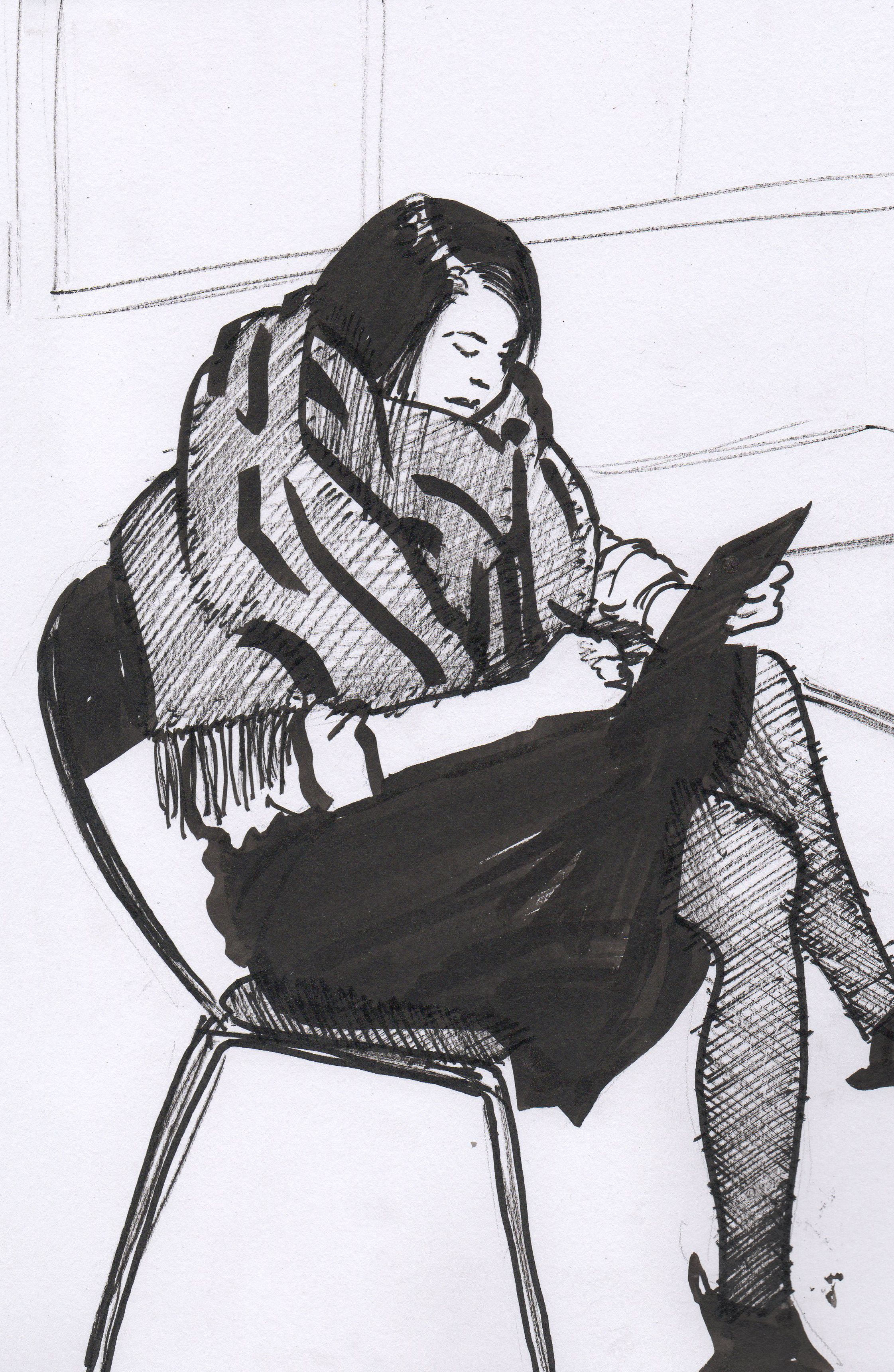 2242x3440 Sketch. Black Marker Mysketchbook Markers - Black Marker Sketches