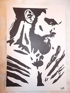 225x300 A4 Black Ink Marker Pen Sketch Drawing Jason Momoa As Khal Drogo - Black Marker Sketches