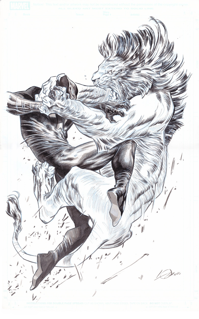 811x1299 Artstation - Black Panther Sketch