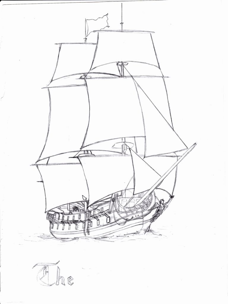 768x1024 Black Sketch The Gallery For Black Man Sketch - Black Pearl Sketch