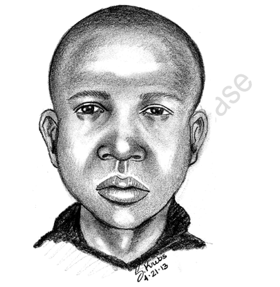 399x409 Sketch Released Of Suspect Believed To Have Shot A Woman In Head - Black People Sketches
