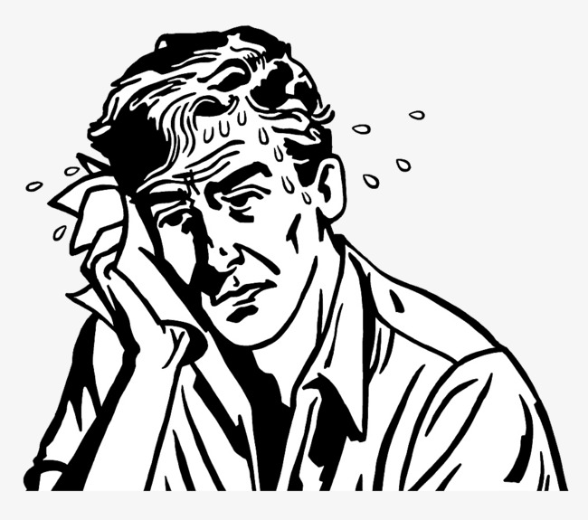 650x575 Black And White People Anxious Sweating Sweat Figure Sketch - Black People Sketches