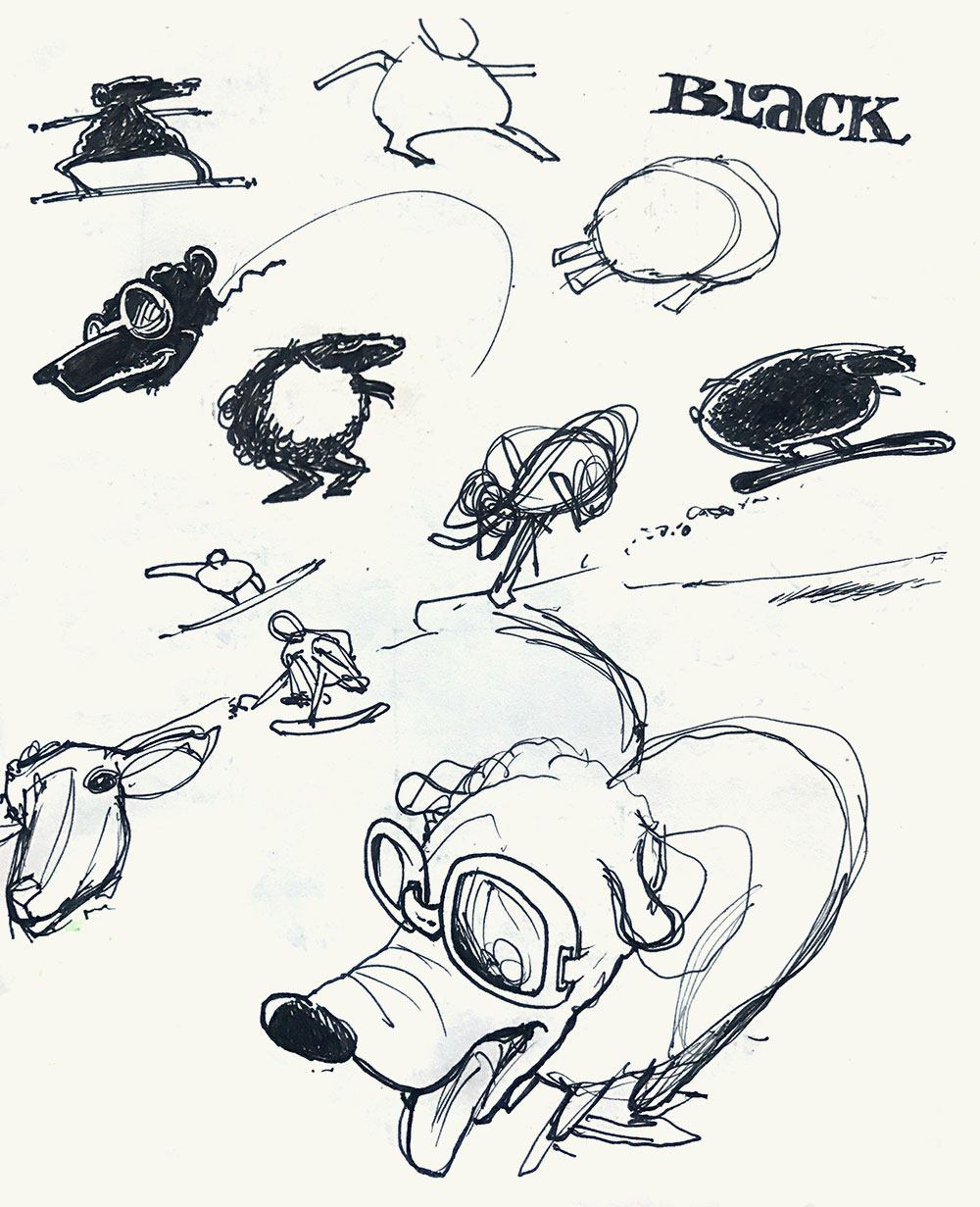 1000x1231 Identity Black Sheep Menges Design - Black Sheep Sketch