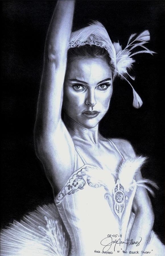 580x900 Black Swan Drawing By Unnamed Soul - Black Swan Sketch