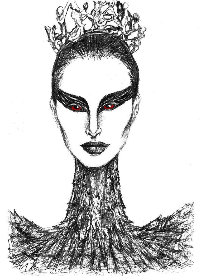 762x1048 Black Swan By Renoskiller44 - Black Swan Sketch