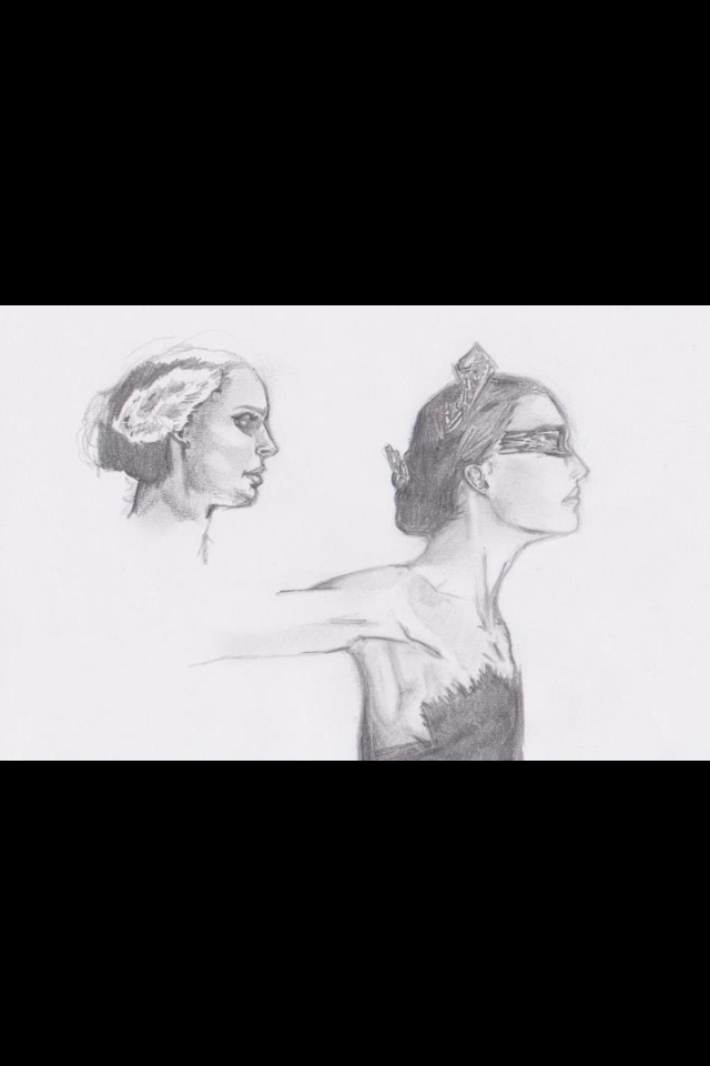 640x960 Black Swan Sketches By Zmbmnky - Black Swan Sketch