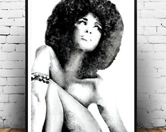 340x270 Black Woman Art Etsy - Black Woman Sketch