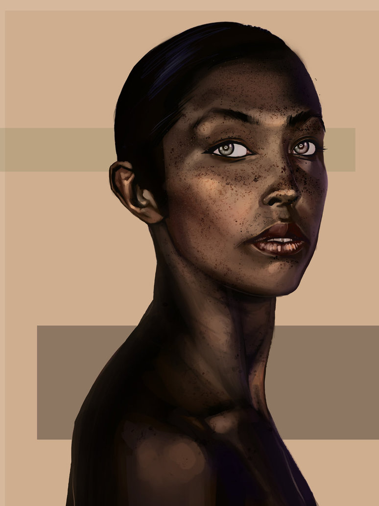 774x1033 Black Woman Sketch By Rusueusebiu - Black Woman Sketch