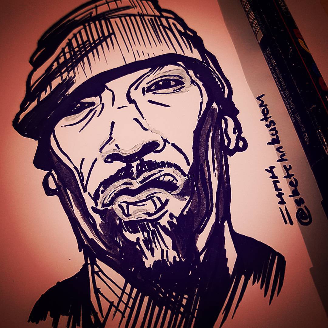 1080x1080 Sketchnkustom @redmangilla @therealredman - Blackout Sketch