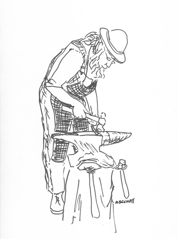 Blacksmith Sketch at Explore collection of