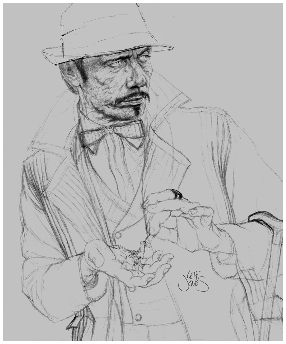 1000x1204 Leif Jones Blade Runner - Blade Runner Sketch