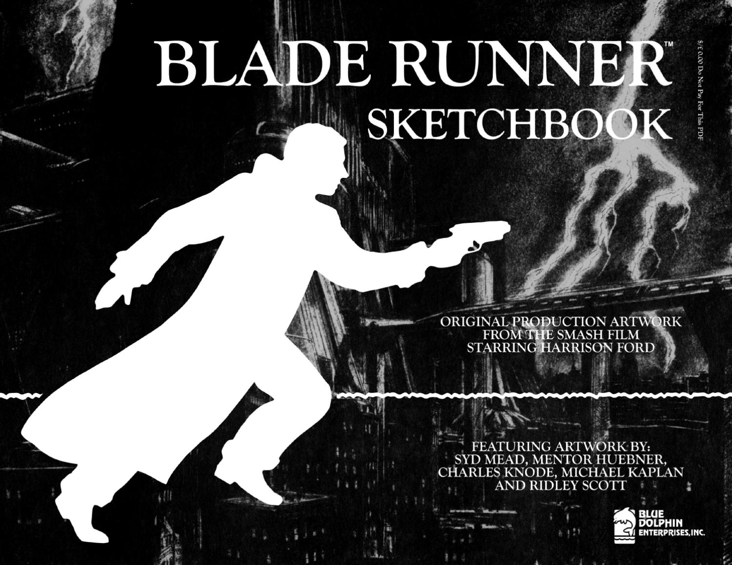 1500x1159 Blade Runner Sketchbook (1982) By Future Noir - Blade Runner Sketch