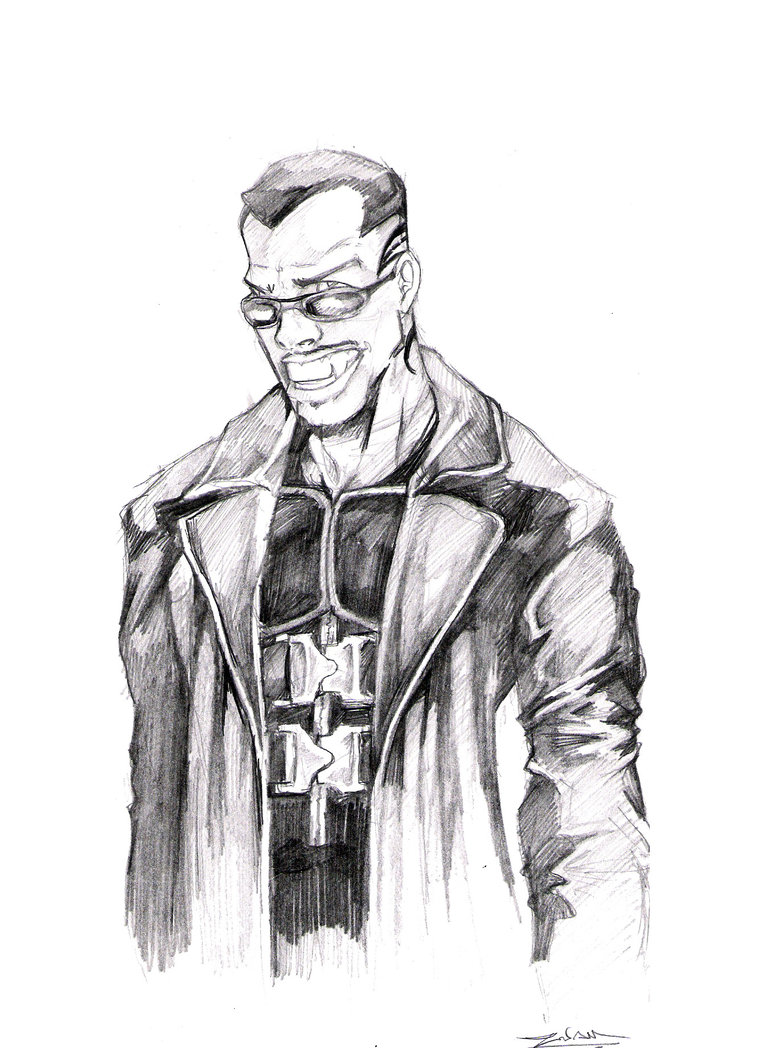 762x1048 Blade Sketch By Thenota - Blade Sketch