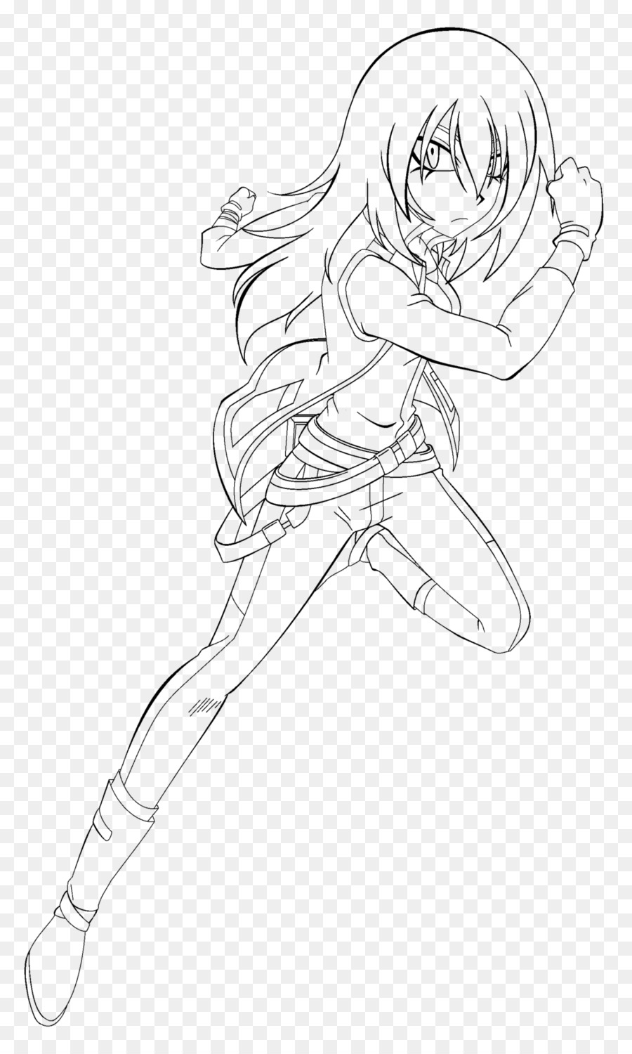 900x1500 Android 17 Vegeta Goku Android 16 Sketch - Blade Sketch