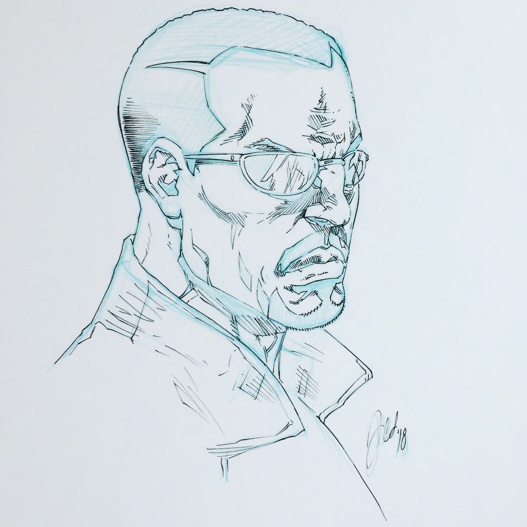 1080x1080 J. Chris Schmidt On Twitter Blade Sketch! @marvel - Blade Sketch